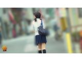 盗撮 街行く人にバレた!見られた!!恥ずかしい…路地裏おしっこ漏らし女子校生